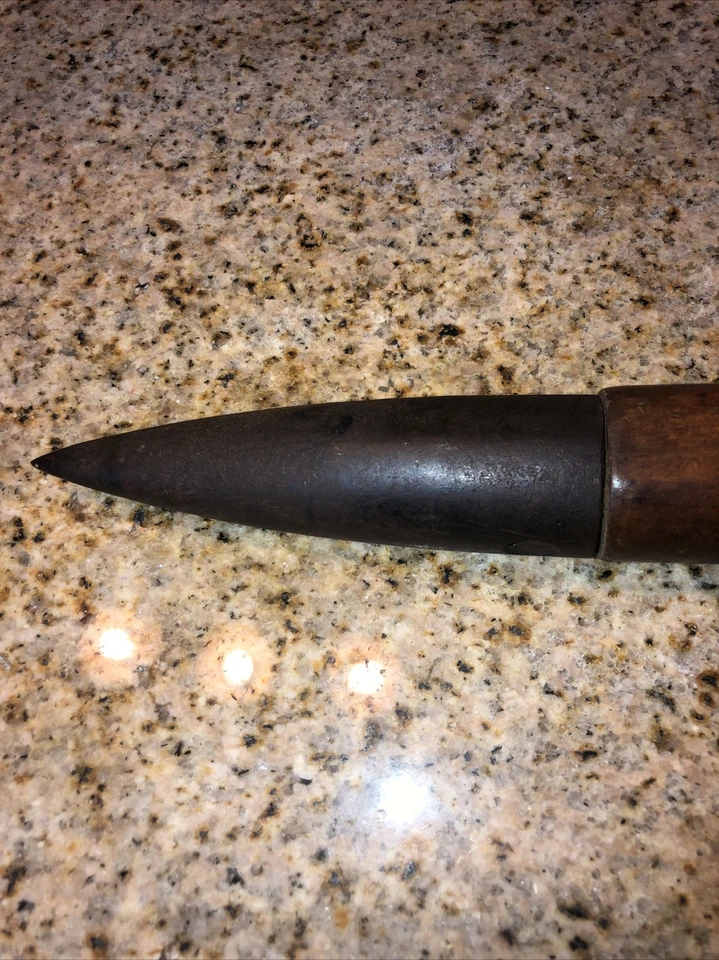  Antique Wood & Steel Garden DIBBLE Dibbler Tool 11" L - Image 3 of 4