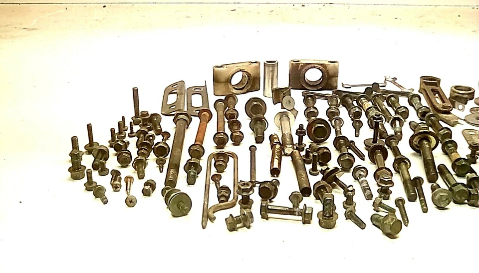 Yamaha Mountain Max 600 1997-1998 OEM Tuercas Pernos Montajes Triple Cuerpo Herrajes Foto 2 de 4