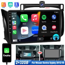 Android 12.0 Car Stereo GPS Navi Radio CarPlay For Nissan Sylphy Sentra 2012-18