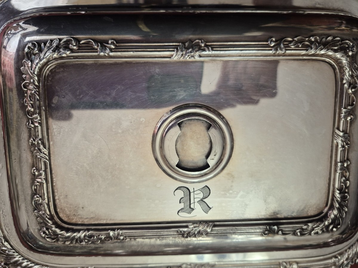 Barker Ellis Silver Plate Rococo Style Covered Serving Dish | eBay