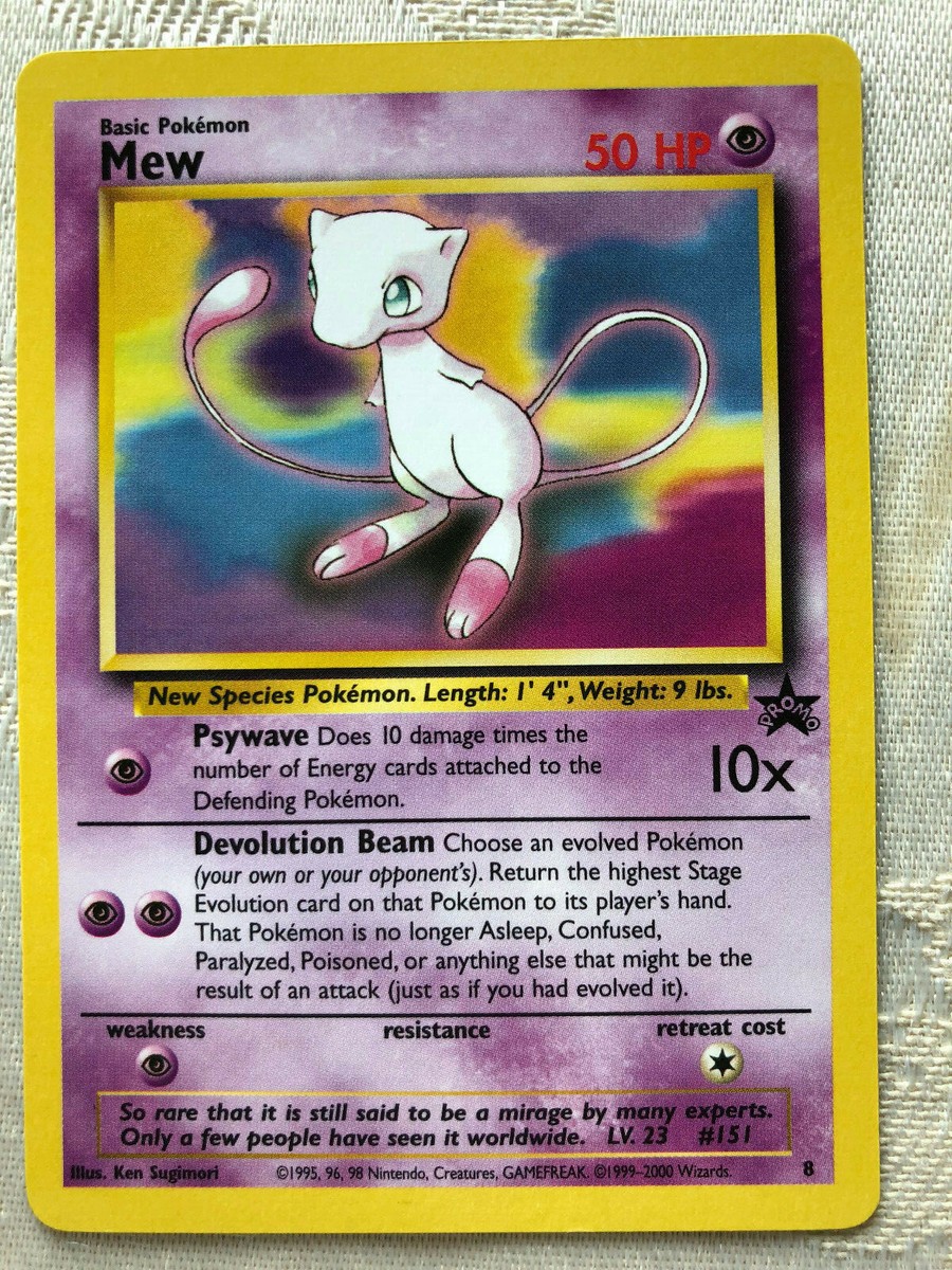 Pokemon Black Star Promo Mew #8 | eBay