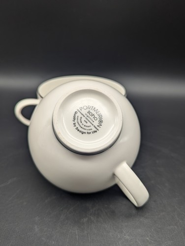 Portmeirion Soho Porcelain Coffee Cups Black And White - 第 8/9 張圖片