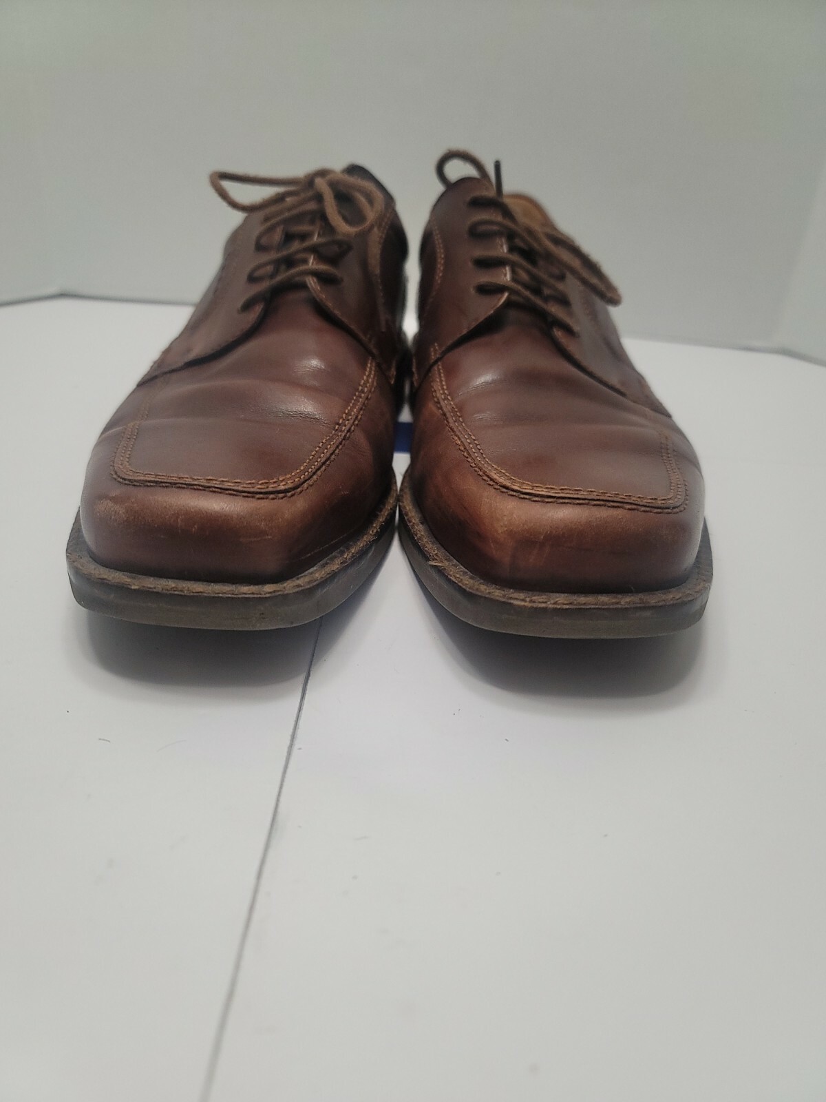 SAOLA Scarpe eleganti ECCO Oxford da uomo taglia 43 EU 10 US in pelle marrone con lacci