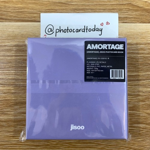 JISOO AMORTAGE MD MERCHANDISE PRE-ORDER BLACKPINK OFFICIAL PHOTOCARD KPOP MERCH - Picture 36 of 70