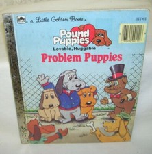 1986 A Little Golden Book Pound Puppies Problem Puppies by Justin Korman