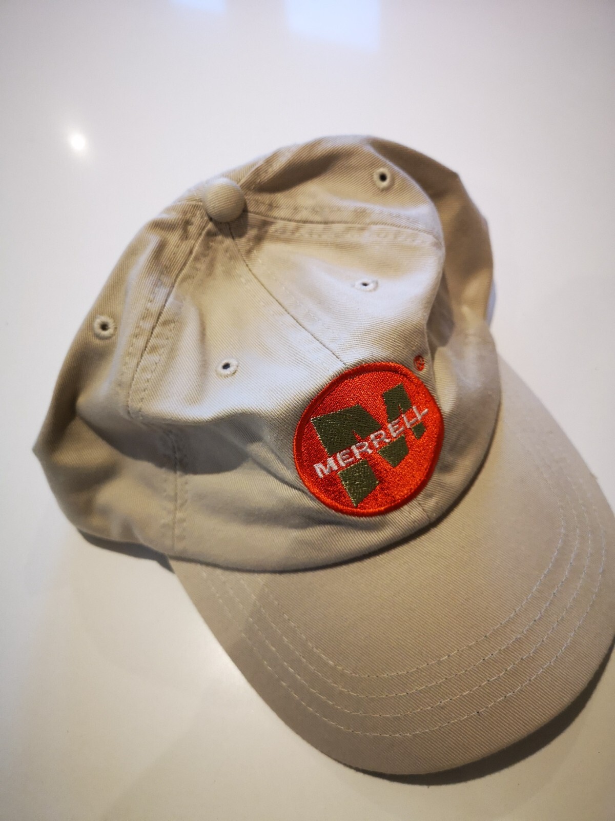 Merrell Vintage ""M"" Cappellino da Baseball Regolabile Fibbia Logo Unisex Adulti TAGLIA UNICA