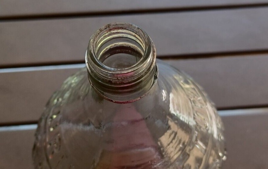1/2 Gallon No Return No Deposit Glass Bottle Vintage eBay