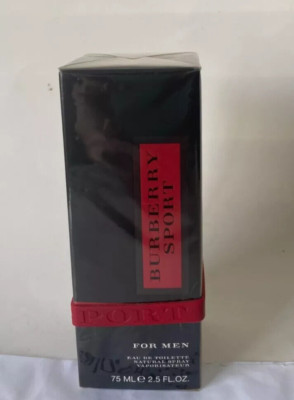 Burberry Sport Men EDT Spray 2.5 oz factory sealed (&1 free surprise perfume)