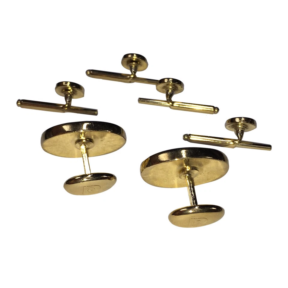 Набор запонок и гвоздиков из золота и оникса Pierre Cardin - Изображение 4 из 4