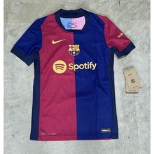 NIKE Authentic Barcelona Match Home Jersey 24/25 YOUTH KID Sz S (FN9064-456)