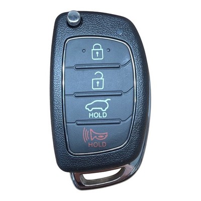 RFC 4 Tasten Klappschlüssel Hülle für Hyundai i40 Fernbedienung FOB 2011 2012 2013 2014 2015