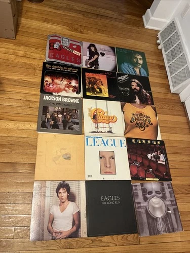 Lot Of 15 Classic Rock Records Albums  Eagles Kansas & More See Pics