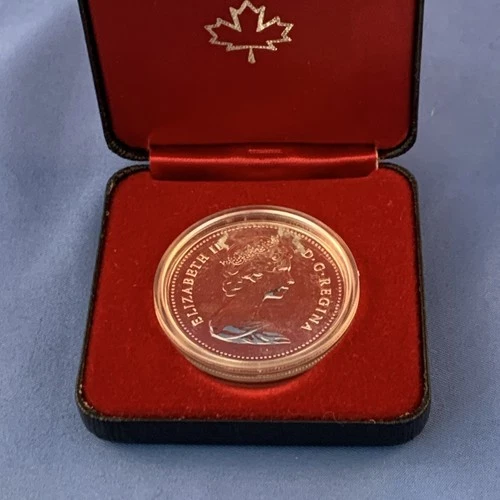 1979 Canadian Proof  Silver Dollar. The 300th Anniversary of the Griffon KM124