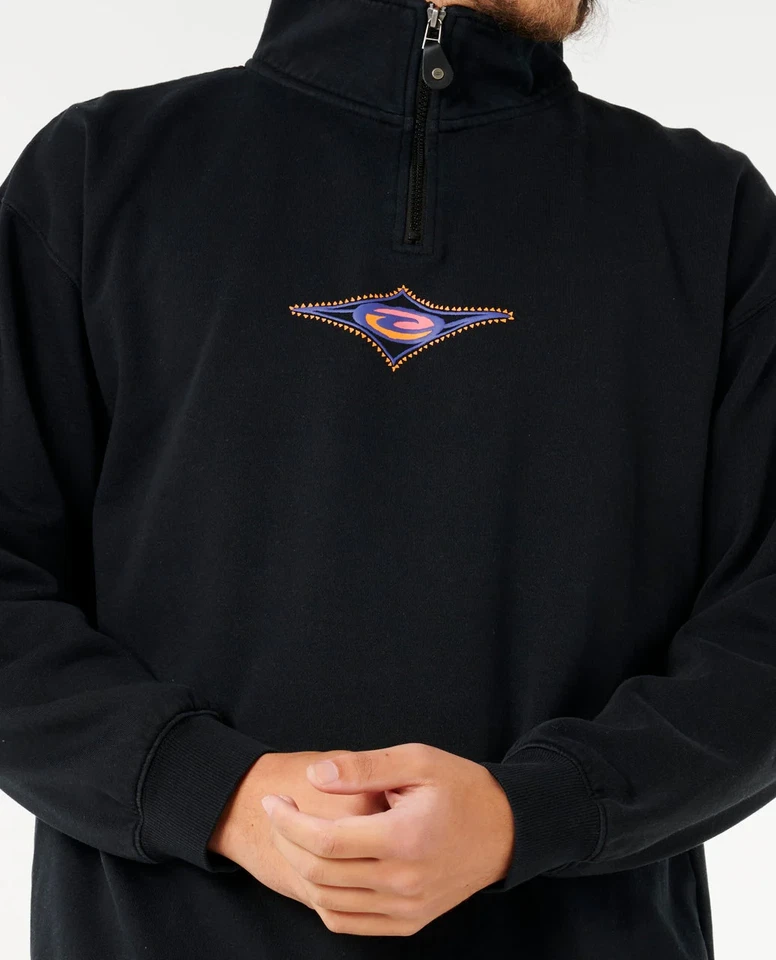 Rip Curl Raw Energy 1/4 Zip Crew Pullover - Neu - XXL - Bild 2 von 4