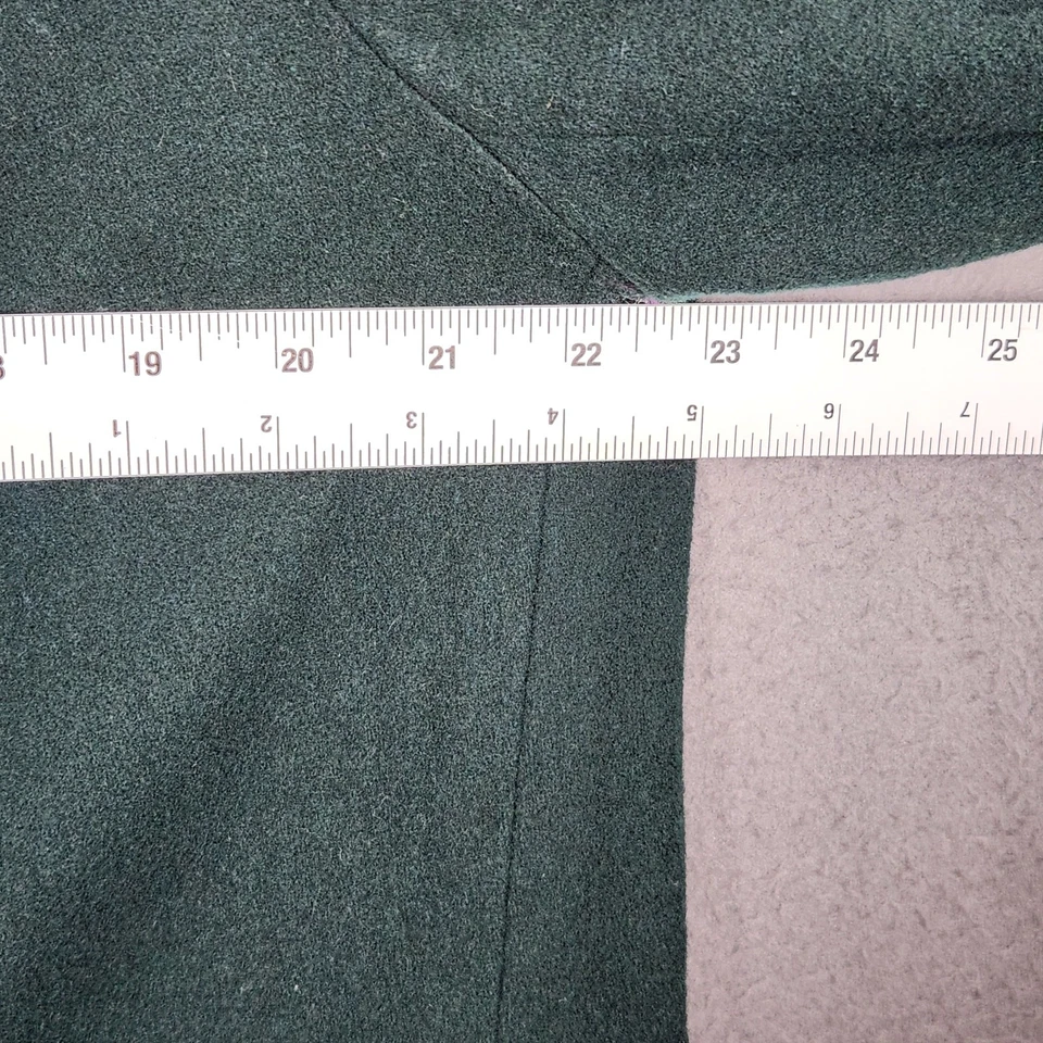 Chaqueta Blazer Lord and Taylor Mujer Talla 10 Verde Lana Cachemira Vintage Carrera Foto 3 de 4