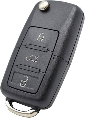  3-Tasten Klappschlüssel Gehäuse + Rohling VW Golf Bora Polo Passat 3B 3BG Caddy