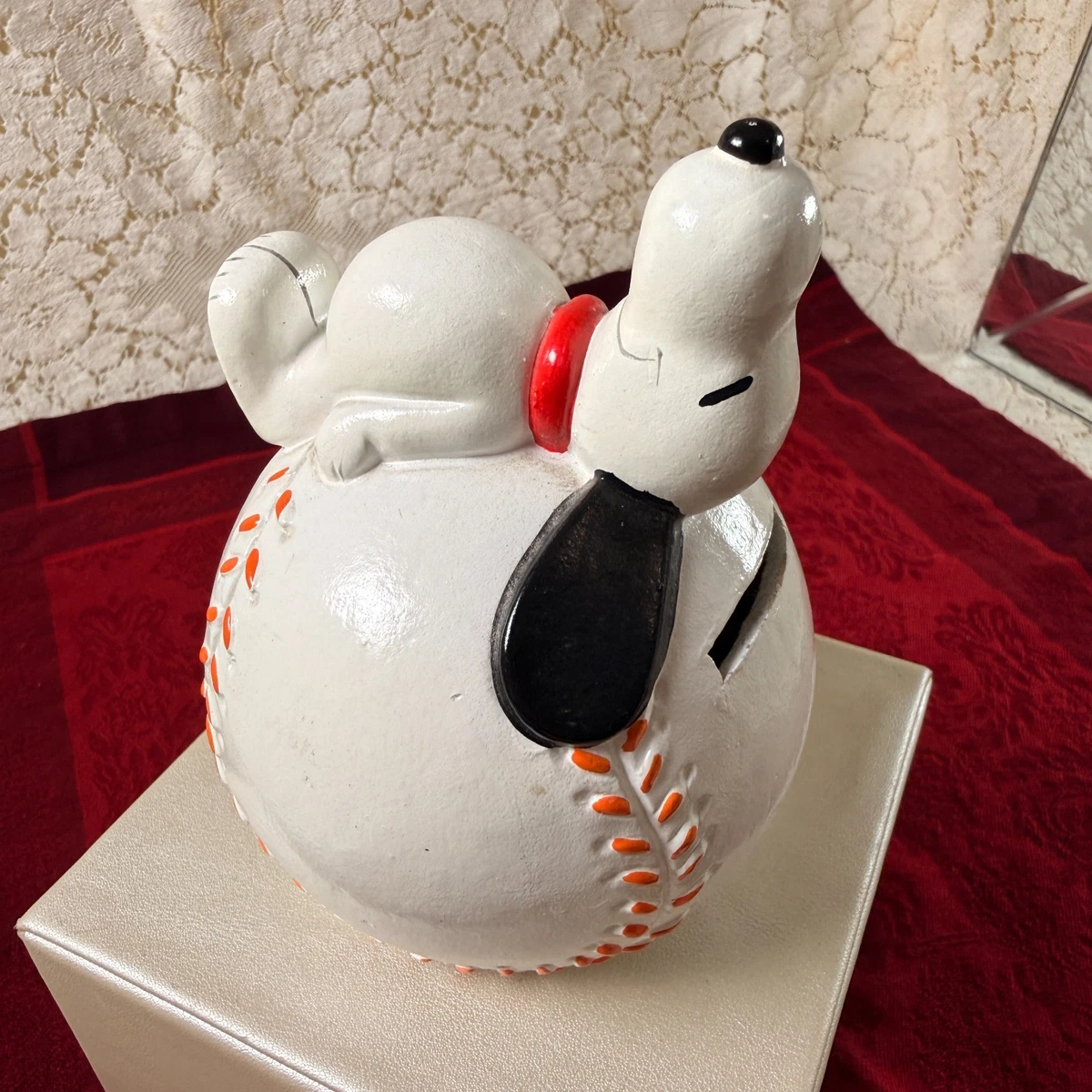 Snoopy Piggy Bank In Collectible Character Piggy Banks for sale | eBay