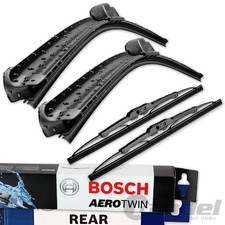BOSCH AEROTWIN SCHEIBENWISCHER VORNE + HINTEN für FORD TOURNEO TRANSIT CUSTOM
