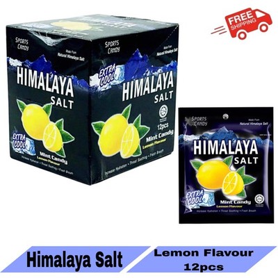 1 BOX (12 pack ) Himalaya Salt Sport Mint Candy Lemon Flavour  FREE SHIPPING