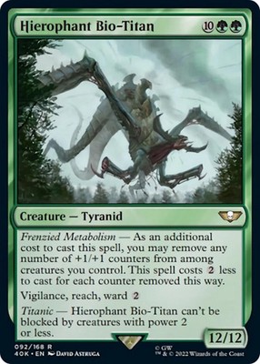 MTG Hierophant Bio-Titan [Warhammer 40,000] Near Mint Magic