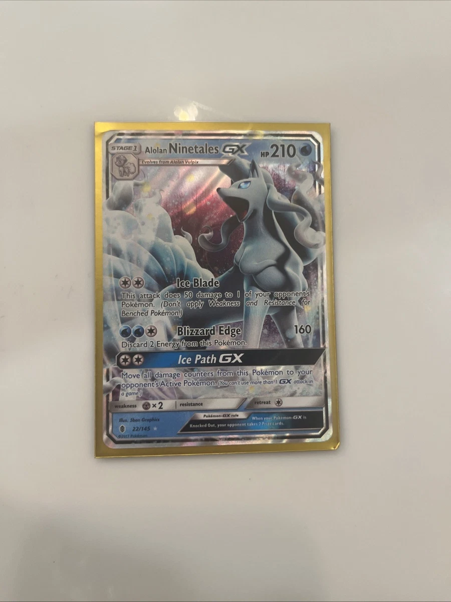 Alolan Ninetales GX 22/145 World Championship Decks for sale | eBay