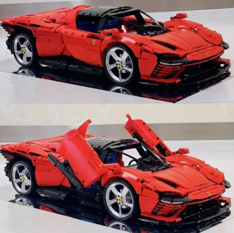 *NEW* MOC 42143 Ferrari Daytona SP3 Supercar Model Technic Set – Free Delivery - Image 3 of 4
