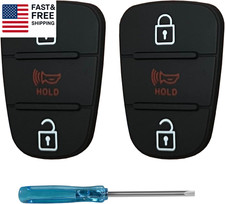 Key Fob Rubber Button Pad Replacement for 201...