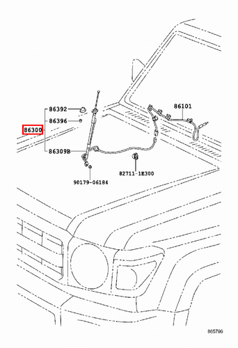 Genuine LandCruiser 79 78 Series VDJ Electric Radio Antenna Aerial Mast AM/FM - Picture 7 of 9