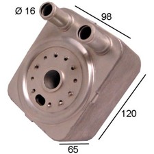 MAHLE Ölkühler Motoröl für VW GOLF 4 5 6 PASSAT POLO SHARAN TOURAN 1.9/2.0 TDI