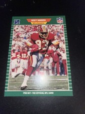 1989 Pro Set #435 Ricky Sanders Washing Redskins