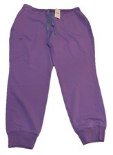 Figs High Waisted Zamora Women's Jogger Scrub Pants Lilac Dawn 2XL NWT W22SW2012
