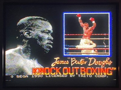 James  Buster  Douglas Knockout Boxing für Sega Mega Drive in OVP  
