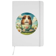 'Guinea Pig In Teacup' A5 Ruled Notebooks / Notepads NB055006 