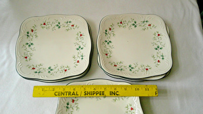 Pfaltzgraff Winterberry 8.5'' Square Salad Plates  5 BUCKS!