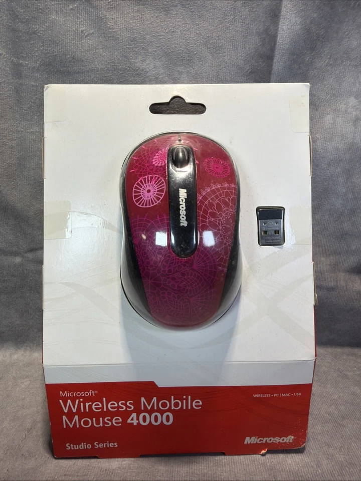 Microsoft Mobile 4000 Wireless Mouse 1383, 1447 PINK Track Studio Series - Image 2 of 4
