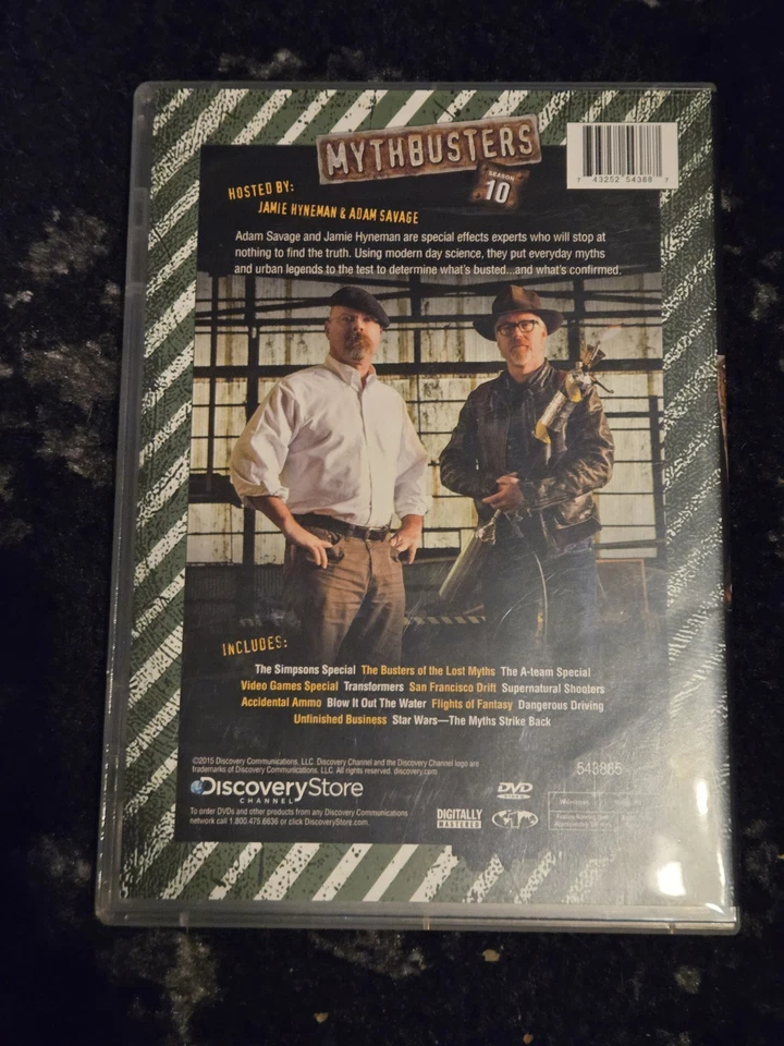 Mythbusters, Season 10 DVD Set (13 Episodes on 3 Discs) - Image 3 of 3