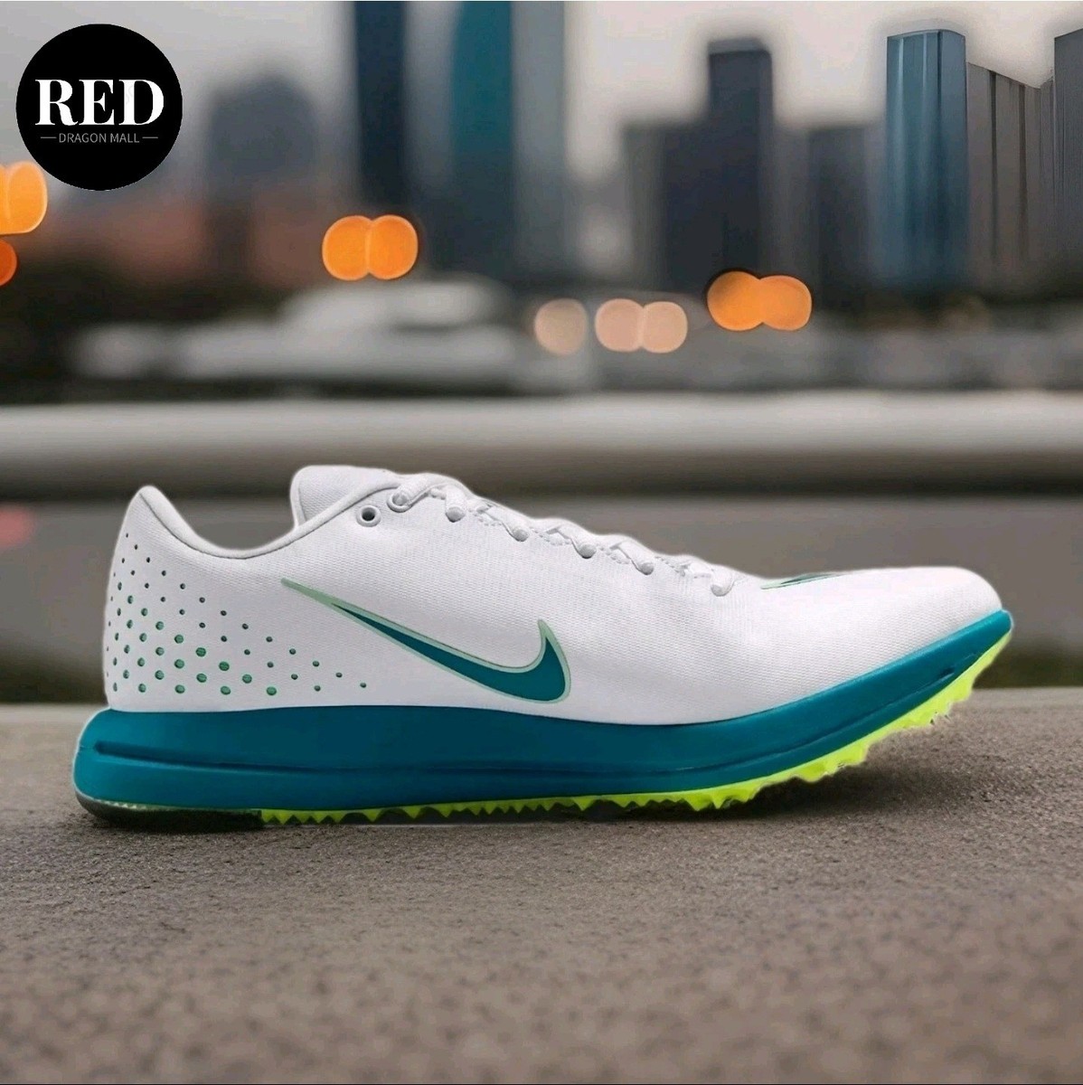 Nike Zoom Triple Jump Elite 3 White Training Track Shoes  display picture 1