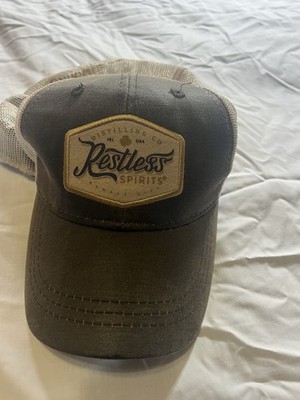 Restless Spirits Ever Stirring Snapback Trucker Hat Brown One Size Adjustable