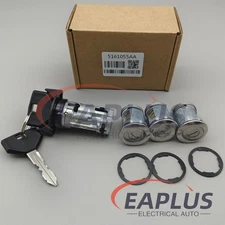 For Jeep Wrangler 1991-1996 Ignition+Door Switch Lock Cylinder W/2 Key 5161055AA
