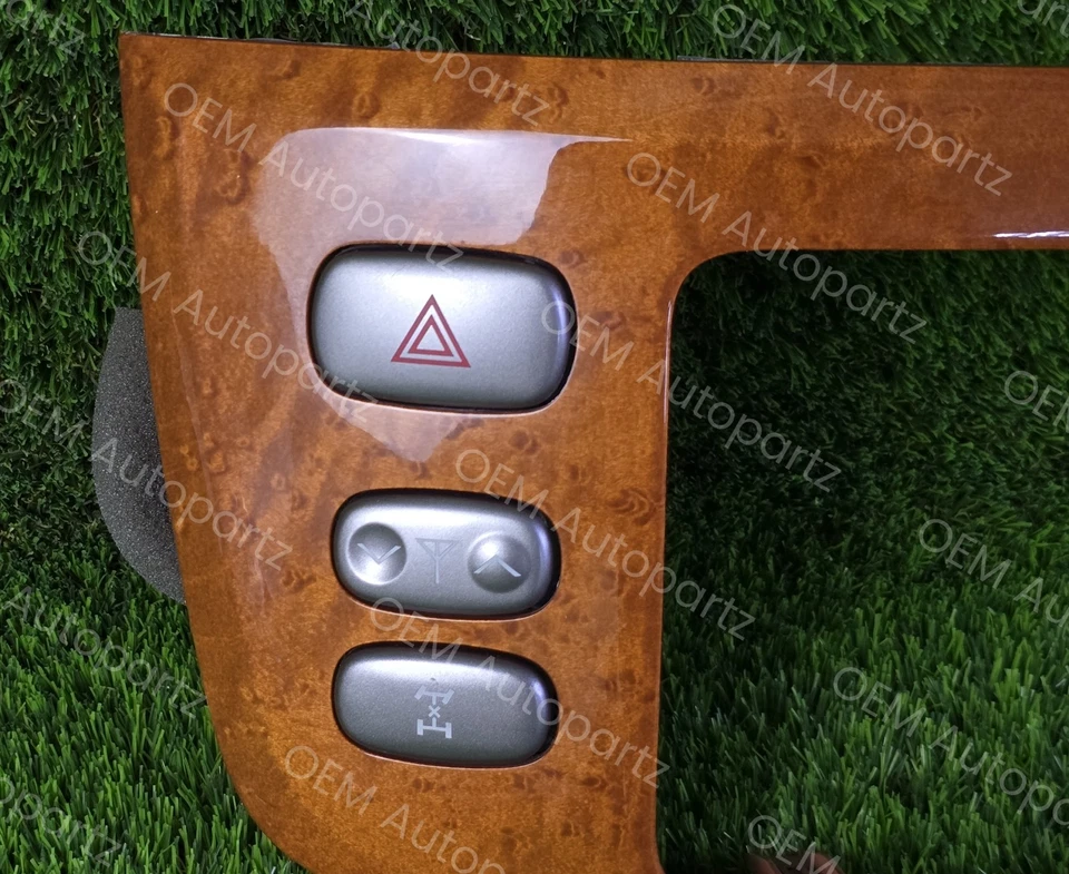 Unidad receptora de radio Lexus LX470 2003-2007 bisel de madera 55412-60280 OEM usada Foto 3 de 4