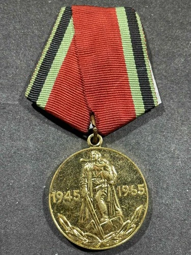 WW2 WWII Soviet Russian Military Jubilee 20 Years of Victory Medal 1945 - 1965