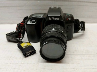 フィルムカメラ NikonD70 Vtg Nikon N70 35mm Film Camera Signa Zoom Aspherical 28-80mm D