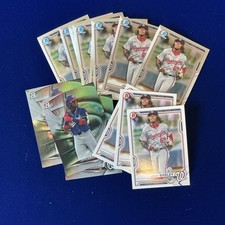 Jordy Barley 15 cards -  Bowman Chrome Paper Platinum