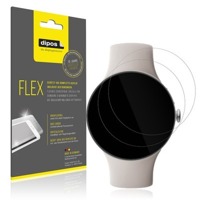 2x 3D Full Cover Schutzfolie für Google Pixel Watch 4 45mm Panzerfolie