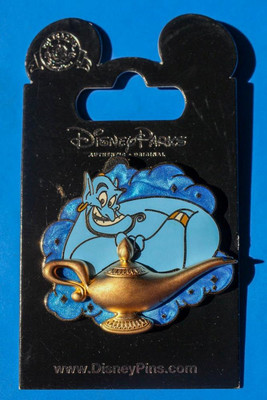ON CARD- Disney Aladdin's GENIE with the Lamp MOC 3D Effect