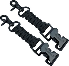 MELOTOUGH Tactical Glove Clip Holder Work Small, Trigger Hook Blk 2pcs 