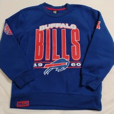 Buffalo Bills NFL Team Apparel Sweatshirt Blue Youth Size 14-16 New With Tags