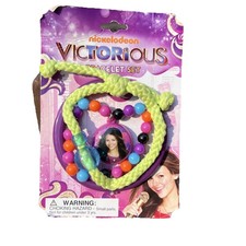 Nickelodeon Nick Jr. Victorious Bracelet Set 2012 Viacom, Y2K Kidcore Jewelry