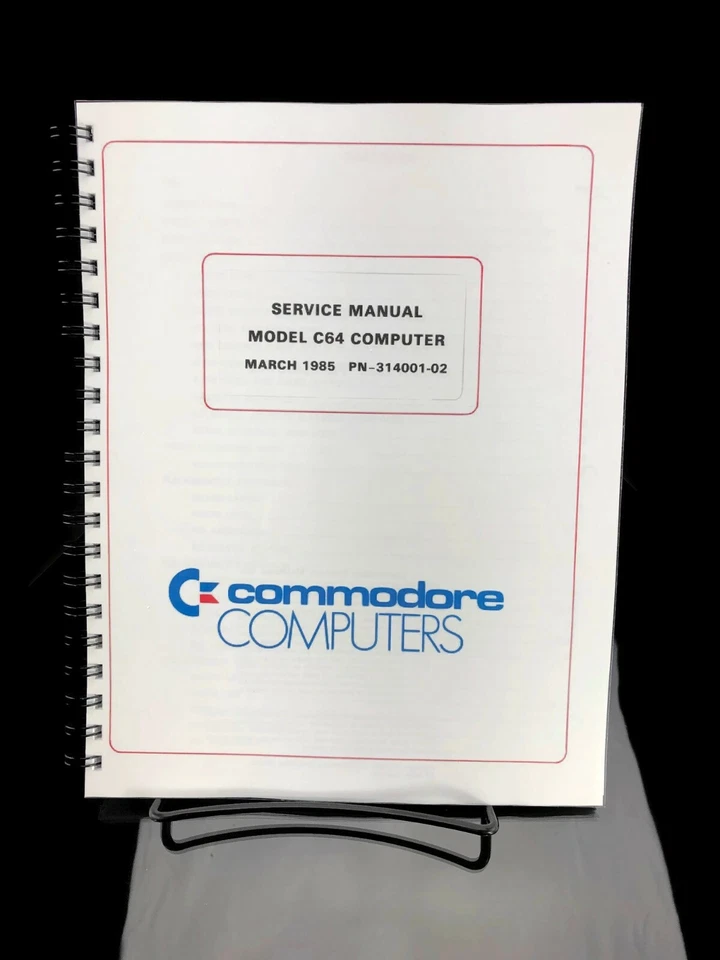 Commodore C 64 Service & Diagnostic & SX 64 Schematics & C 128D Service Bundle - Image 3 of 4