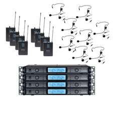 W Audio Dtm 600 8 Way Headset Lapel System (606.0mhz-614.0mhz) V2